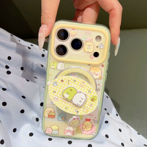 可爱日系卡通适用iPhone17/17promax手机壳16promax磨砂磁吸壳苹果16Pro全包壳15Pro