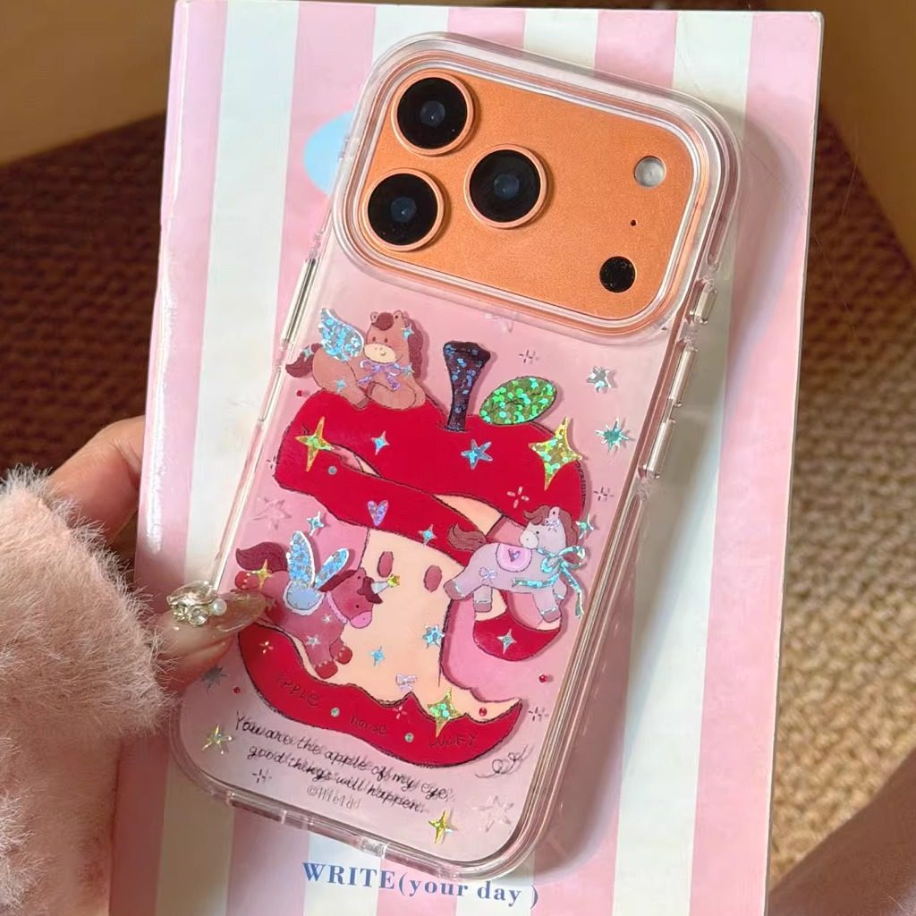 新年喜庆苹果旋转小马适用iPhone17/17promax手机壳16promax光面壳13苹果14Pro全包壳15Pro,3C数码配件,手机保护套/壳,淘宝优惠券,粉丝福利购,淘宝优惠卷