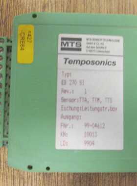 MTS Temposonics EB 270 SI Sensor TTA TTM TTS Rev 1 Used