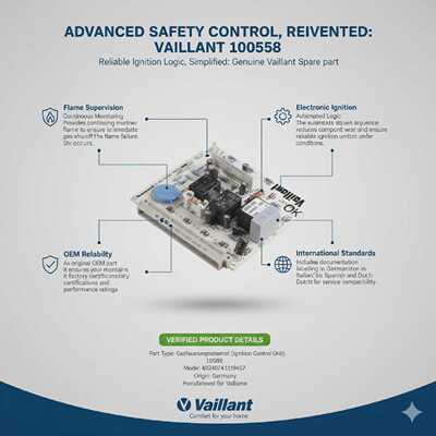 Vaillant Gasfeuerungsautomat Flame Supervision Device 100558