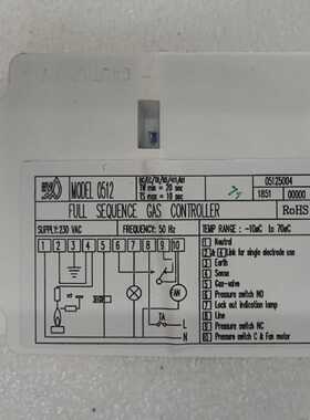 Carte de controle de flamme rv ref 0512 5004  SOLARONICS  94