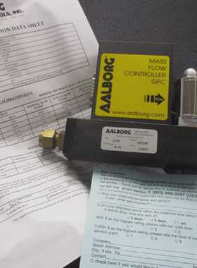 AALBORG GFC47 015 SLPM 24VDC GAS LPG 1000PSI 6800KPA GFCS013