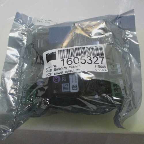 TRUMPF 1605327 PCB ENDSTUFE SCHALTER PCB POWER OUTPUT AMP