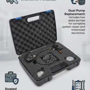 Suntec Mallette de service AU 47 Kit universel avec 2 pompe
