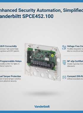 Vanderbilt SPCE452.100 Expander 8 Relays Backtamp