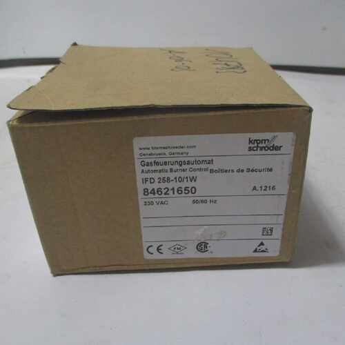 KROMSCHRODERIFD258101W84621650A.1216002517FW01AC230VAC燃烧器