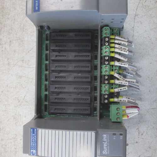 CompressorControlsCorp.SureLink远程IO底座RFTA88插槽*底座有裂