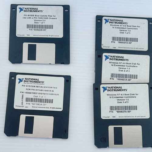 National Instruments NI PXI Software Set  8 x Floppy Disks *