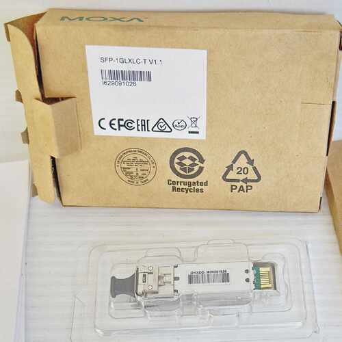 Moxa SFP1GLXLCT Plugable Single Mode Gigabit SFP 1300nm FibE