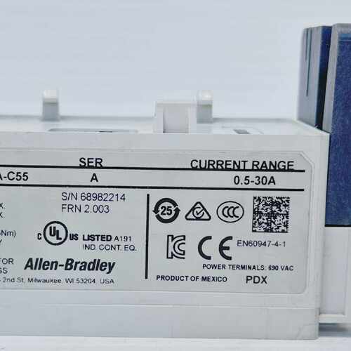 Allen Bradley 193ESMVIG30AC55 Current Sensing Module *NEW*