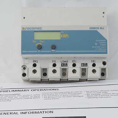 Socomec Countis ATd 80A 3Ph Digital Energy Meter 230400V 485