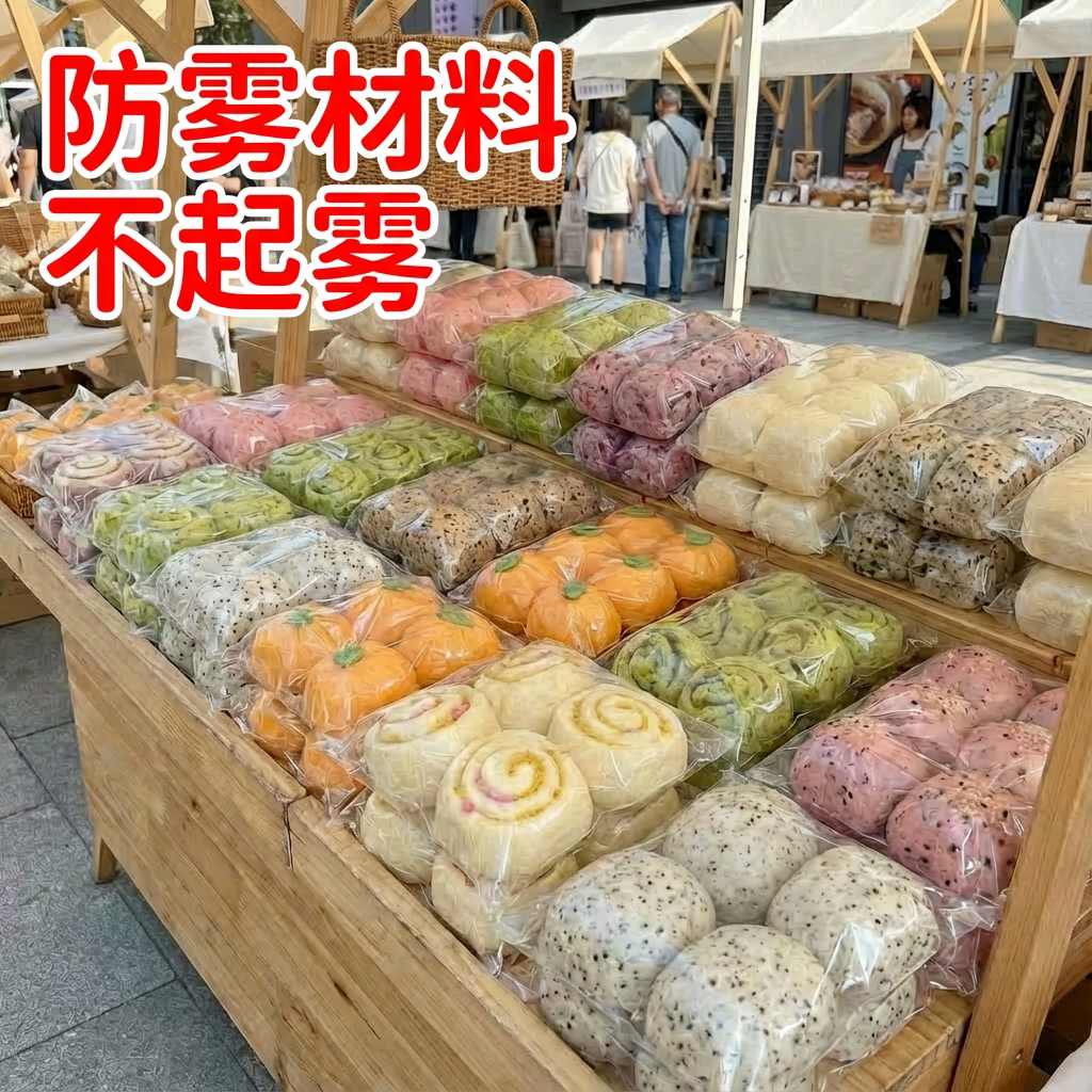新中式馒头opp防雾包装袋多个礼品袋/塑料袋
