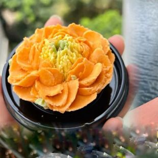 牡丹花酥包装盒立体牡丹花酥独立包装盒打包吸塑盒子商用送礼中秋