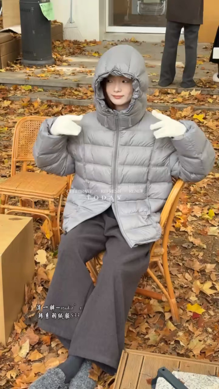 滴一胖2509大码均码羽绒服