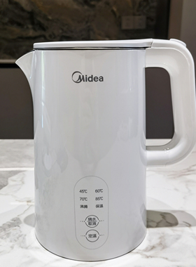 Midea/美的 SH15X301美的恒温电热水壶家用智能烧水壶保温一体1.5