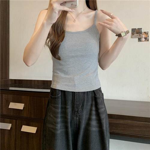 吊带背心女纯棉春夏内搭衫