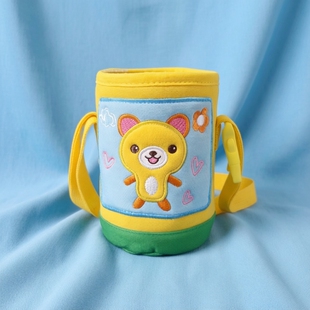 儿童保温杯杯套象印450ml水杯子保护套水壶可爱卡通斜跨背带配件