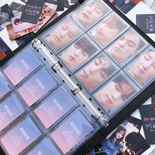 专辑小卡活页收纳册8格卡页拍立得内页BTS SEVENTEEN BLACK PINK