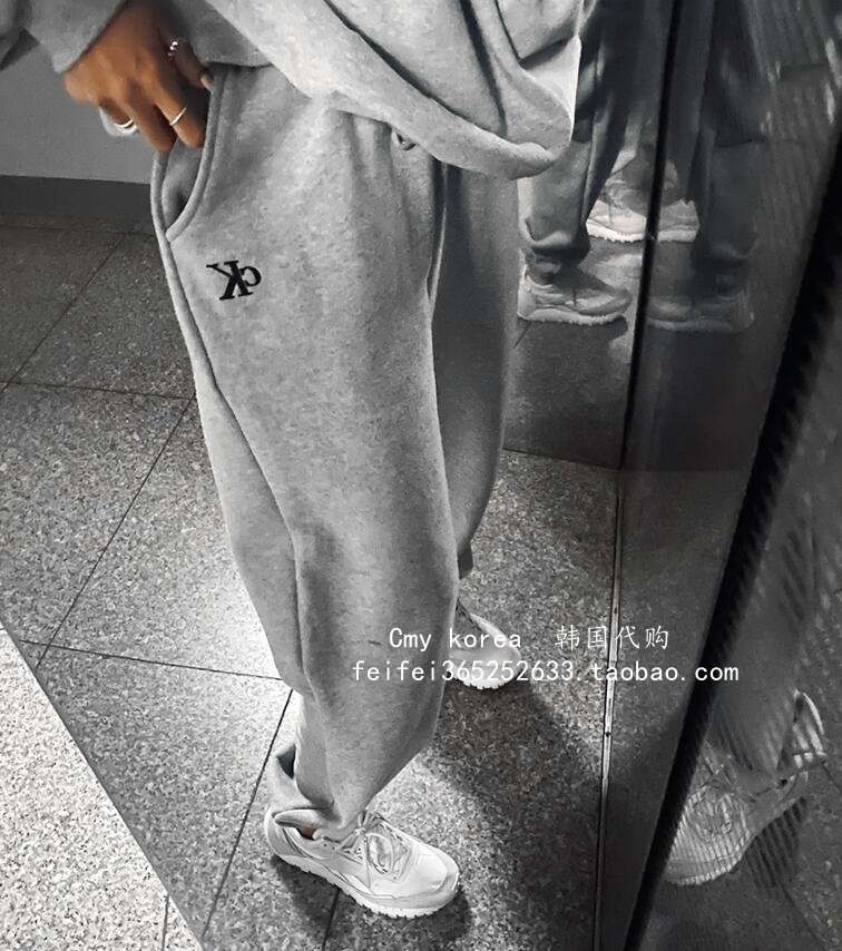 韩国东大门代购松紧腰休闲裤