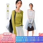 两色长短袖 有耳uare两色半身裙 衣橱直播间 T恤 所有女生