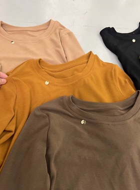 ENDEX春秋新款韩版时尚修身显瘦港味风高品质超弹亲肤百搭针织衫