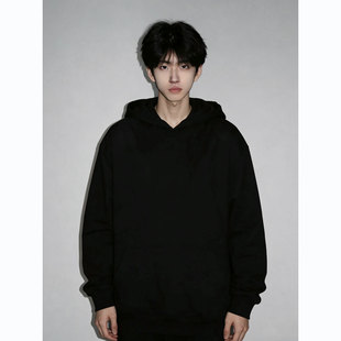 春秋情侣学生简约百搭宽松休闲上衣外套 连帽卫衣男款 春季 2026新款