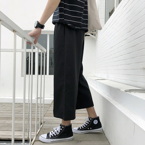 原宿风休闲宽松阔腿裤