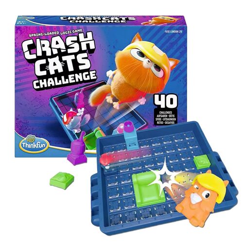 thinkfun碰碰猫挑战桌游CRASH CATS儿童益智玩具礼物闯关游戏