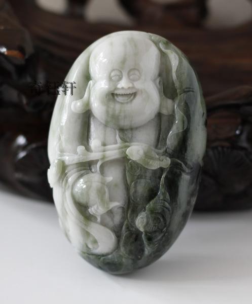 【奇钰轩】南阳独山玉 天然独山玉手把件 把玩件--佛