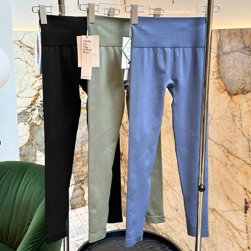 柜1499！亲测好穿！斜纹显瘦！裸感高弹收腹提臀无缝一体瑜伽运动