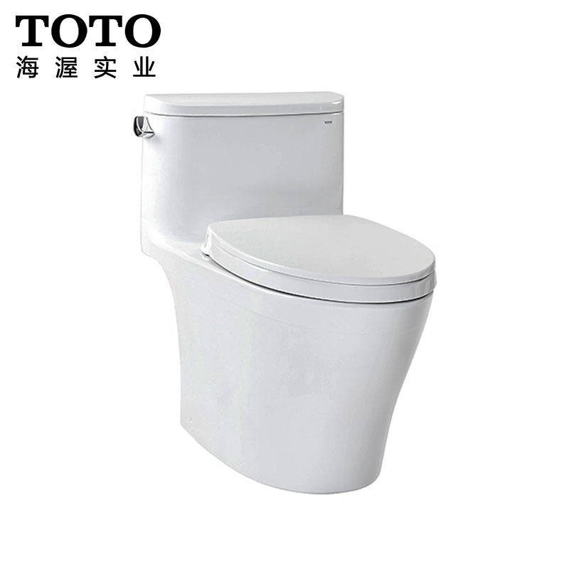 TOTO防臭节水陶瓷虹吸马桶