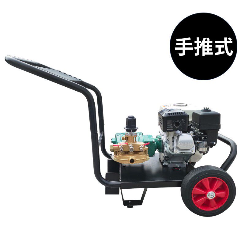 新款汽油机直连高压打药机喷雾器32型三缸柱塞泵农用园林现货