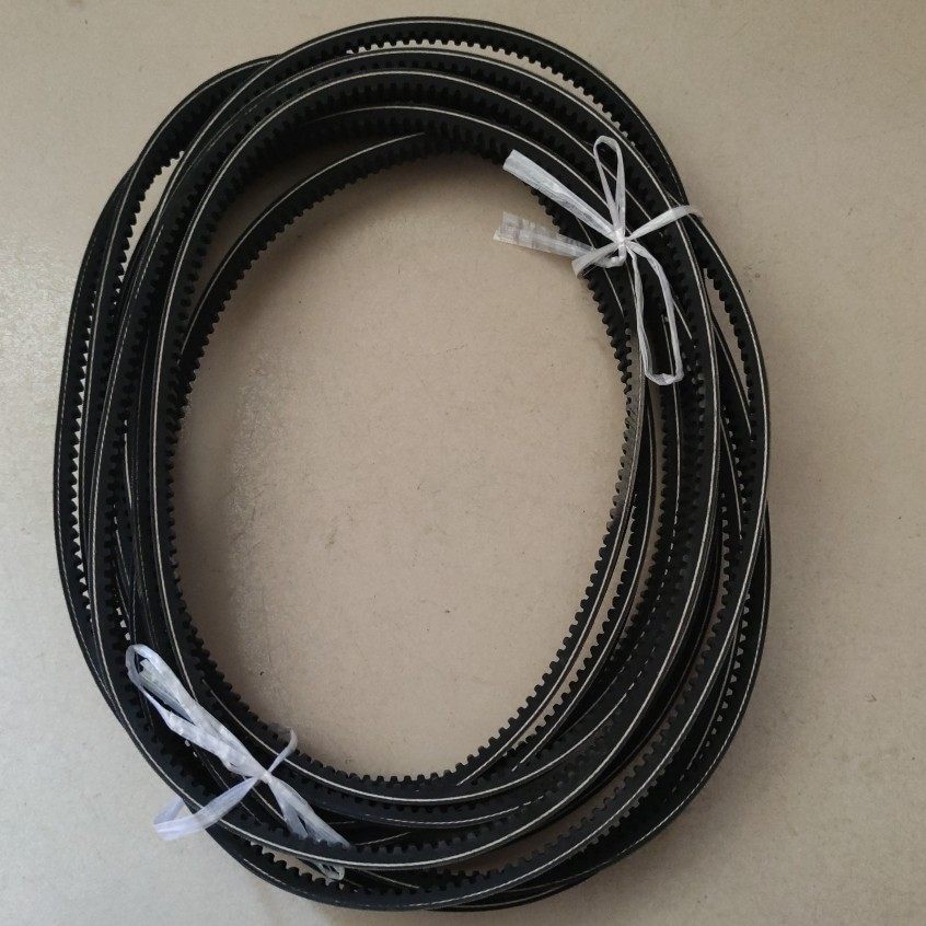 新源65/75轮式挖掘机 新柴4D32YG30风扇齿型带空调发电机皮带原厂