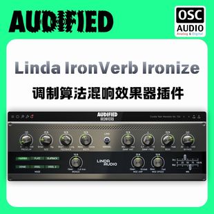 正版 Audified Linda IronVerb Ironize 调制算法混响效果器插件