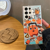 S24 日系动漫链锯人适用于S26三星S24ultra S25edge手机壳镭射卡通可爱防摔硬壳s23 25保护套s22ins风潮牌