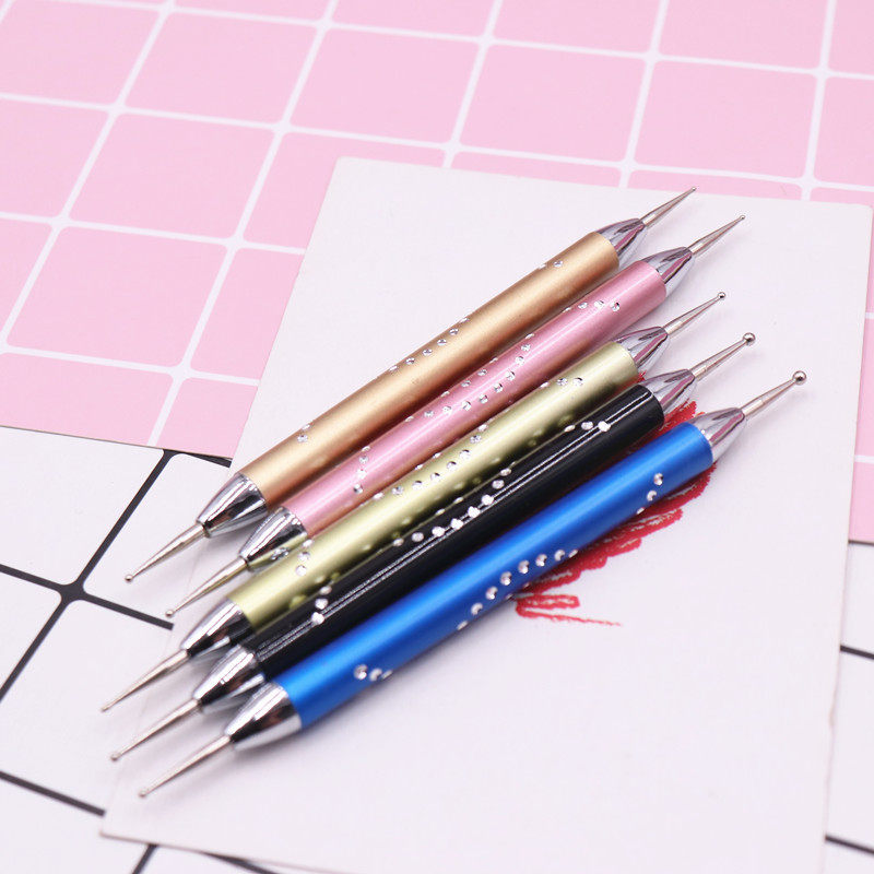 超轻粘土工具diy手工 闪闪钻压痕笔5件套戳嘴塑脸型压痕圆头工具