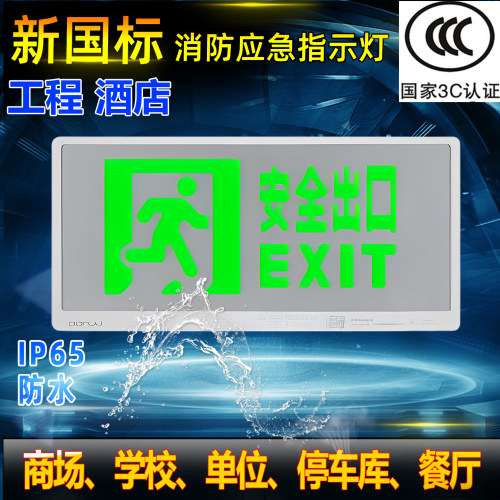 东君新国标IP65防水应急指示灯