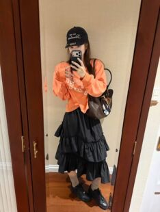 时尚 韩版 百搭高腰不规则蓬蓬裙 新款 ARTE现货2026年春季