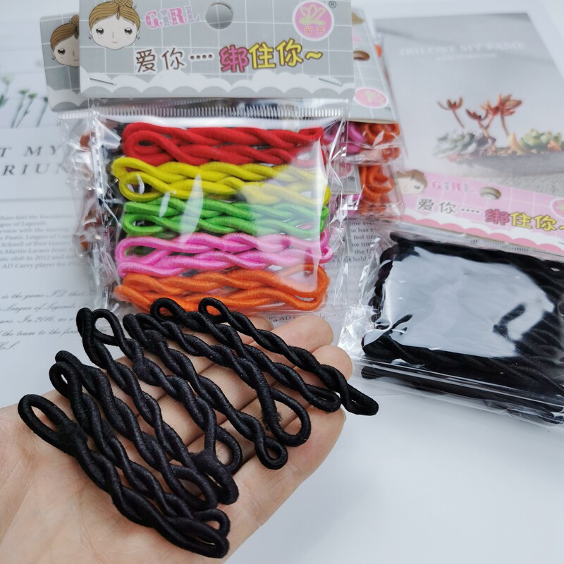 大号留芳黑色橡皮筋缠毛线打底牛皮筋高弹力发圈头绳发绳皮套发饰,饰品/流行首饰/时尚饰品新,发饰,淘宝优惠券,粉丝福利购,淘宝优惠卷