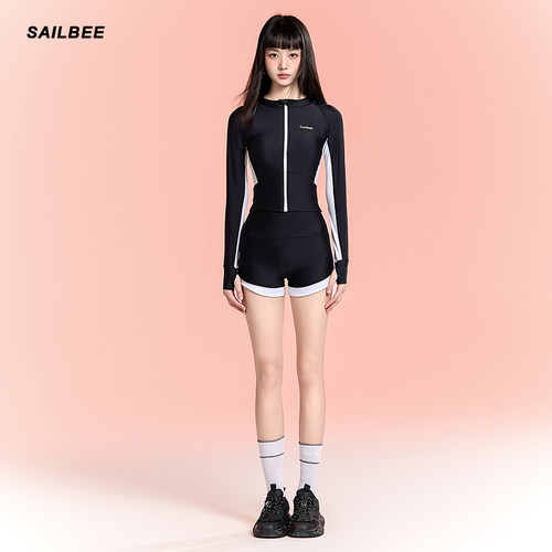 女防晒游泳衣保守冲浪运动潜水服