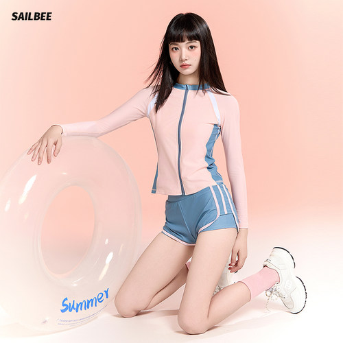 显瘦防晒泳衣女潜水服冲浪水母衣