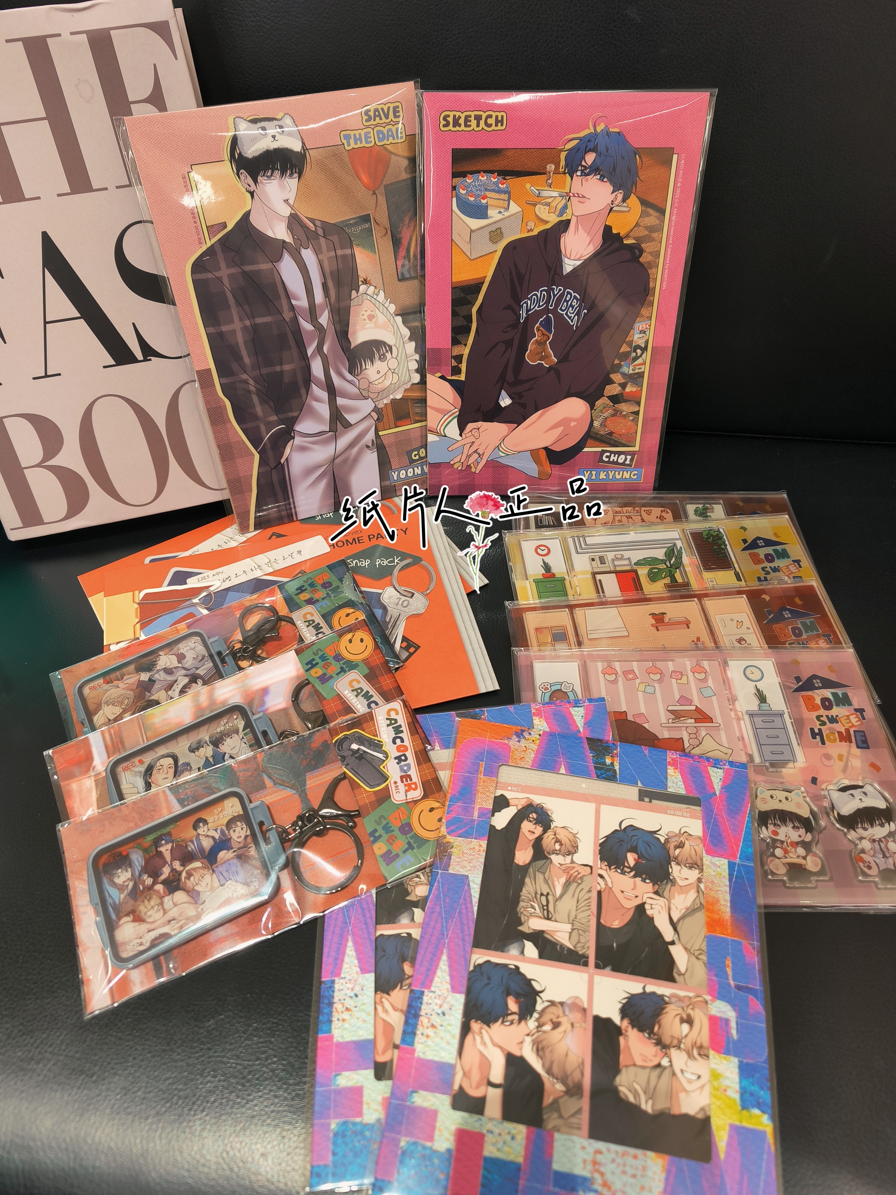 【纸片人】韩漫韩国正品bom十周年周一素描ht明信片钥匙扣亚克力,模玩/动漫/周边/娃圈三坑/桌游,收藏卡牌/卡片,淘宝优惠券,粉丝福利购,淘宝优惠卷