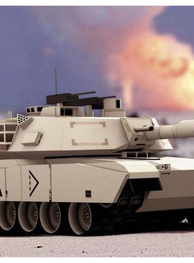 [777纸模型]美国Abrams M1A2主战坦克 沙漠涂装