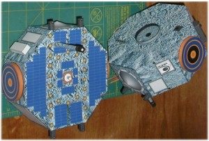 太空航天科技手工纸模型