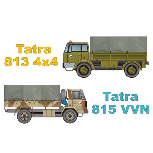 1:48 1:35 Tara815 VVN 813 4x4军事卡车纸模型3D儿童益智DIY手工