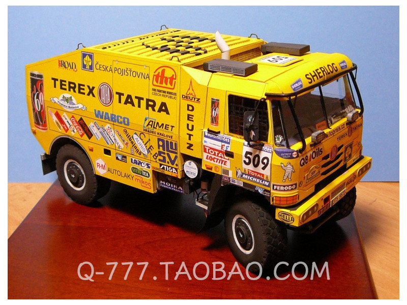 [777纸模型]达卡tatra_815竞赛卡车 超精美