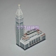 城市办公楼高楼建筑沙盘模型 777纸模型 美国摩天大楼15