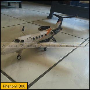 [777纸模型]巴西飞鸿Phenom-300公务机客机模型