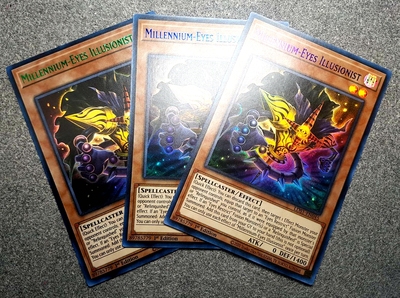 游戏王 美英一刷 LDS1-EN045 UR 彩字   千年眼幻想师 I7B