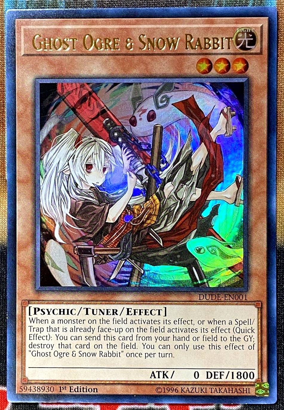 游戏王 美英一刷 dude-en001 ur   幽鬼兔 异画 db1